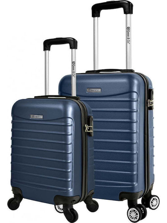 Quasar Line Reisekoffer Hartschalen Navy Blue M...