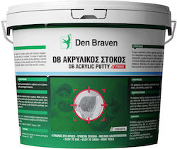 Bostik Den Braven Στόκος Γενικής Χρήσης Λευκός 400gr