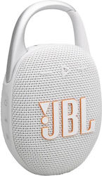 JBL Clip 5 Bluetooth 7W έως 12 ώρες Λευκό