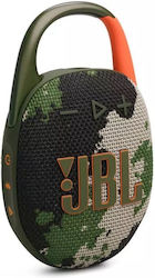 JBL Clip 5 Αδιάβροχο Ηχείο Bluetooth 7W με Διάρκεια Μπαταρίας έως 12 ώρες Χακί