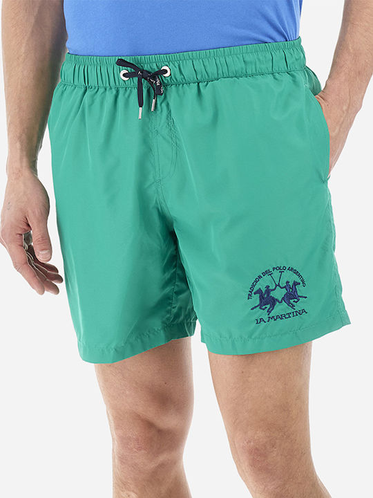La Martina Men's Swimwear Shorts Green