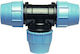 Unidelta 603032 T Shaped Connector Pipe 32mm