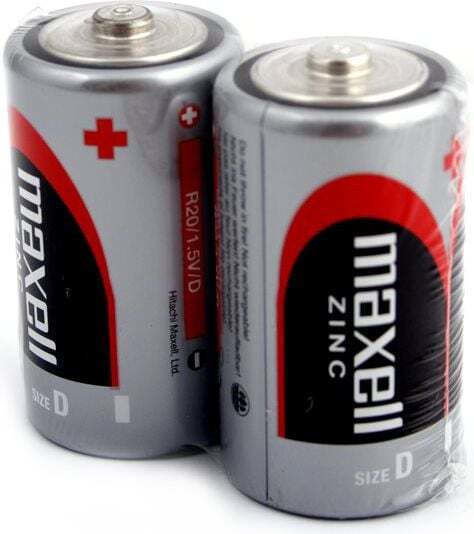Maxell Alkaline Batterien D 1.5V 2Stück