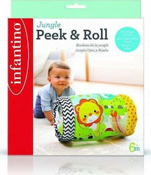 Infantino Roll & Crawling Toys Animal made of Fabric with Sounds for 6++ Months