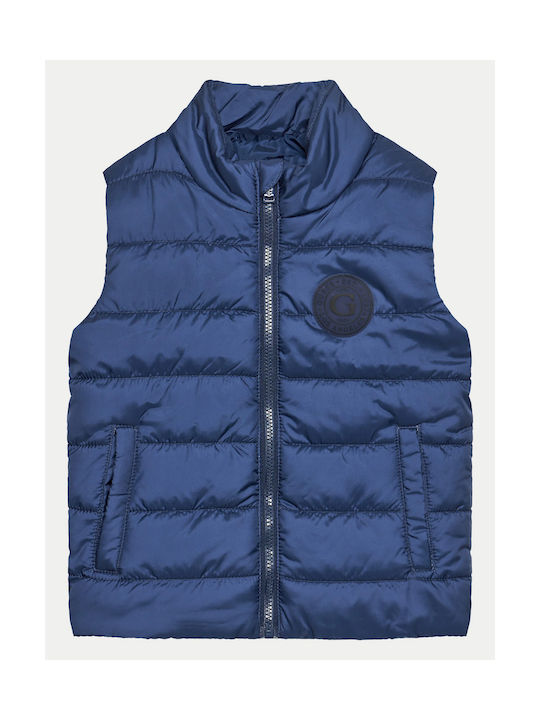 Guess Kids Casual Jacket Sleeveless Blue