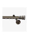 Frans Athens Triplo Sens unic Șină Metalic în Culoare Bronz 160εκ. FR-9440L03_16742