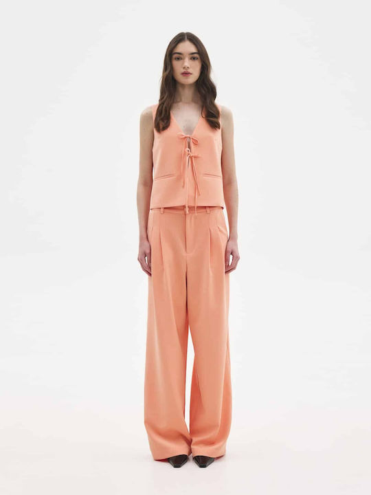 SunsetGo! Damen Stoff Hose in Entspannter Passf...