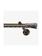 Frans Athens Kapa Sens unic Șină Metalic în Culoare Bronz 200εκ. FR-8440L03_16812