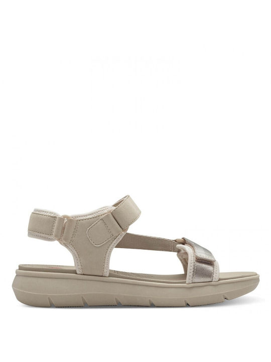 Jana Damen Flache Sandalen in Gray Farbe