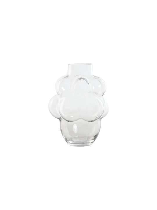 Home Esprit Vază decorativă Cristal Transparent 19x19x24cm 1buc