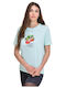 Target Damen T-shirt Hellblau