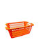 Strend Pro Aufbewahrungskorb Kunststoff Orange 61x40x23cm 1Stück