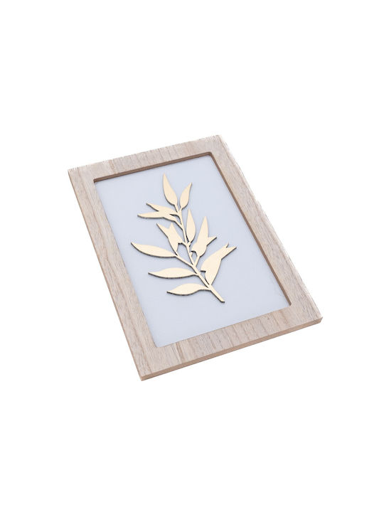 Uncle George White Wooden Wall Decor 21x1x14.5cm