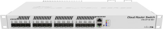MikroTik CRS317-1G-16S+RM Gestionat L2 / L3 Switch cu 1 Porturi Gigabit (1Gbps) Ethernet și 16 Porturi SFP