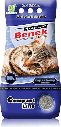 Super Benek Bentonite Cat Litter with Scent Lavender 10lt