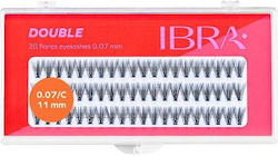 Ibra Tufts False Eyelashes Double Knot-free 0.07 C-11mm 60 Pcs Ibra Tufts False Eyelashes Double Knot-free 0.07 C-11mm 60 Pcs