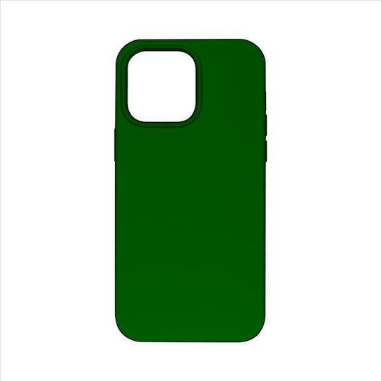 Rixus Back Cover Silicon Verde (iPhone 15)