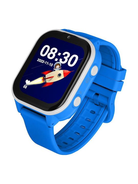 Garett Kids Smartwatch with Rubber/Plastic Strap Blue