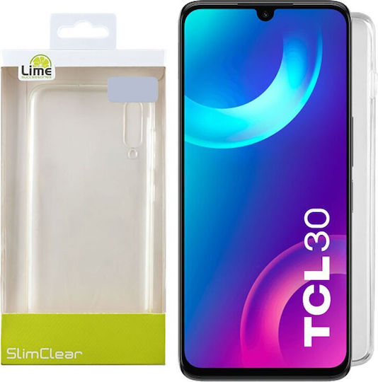 Lime Back Cover Σιλικόνης Διάφανο (TCL 30, TCL 30 5G, TCL 30+)