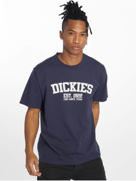 Dickies T-shirt Bărbătesc cu Mânecă Scurtă Albastru