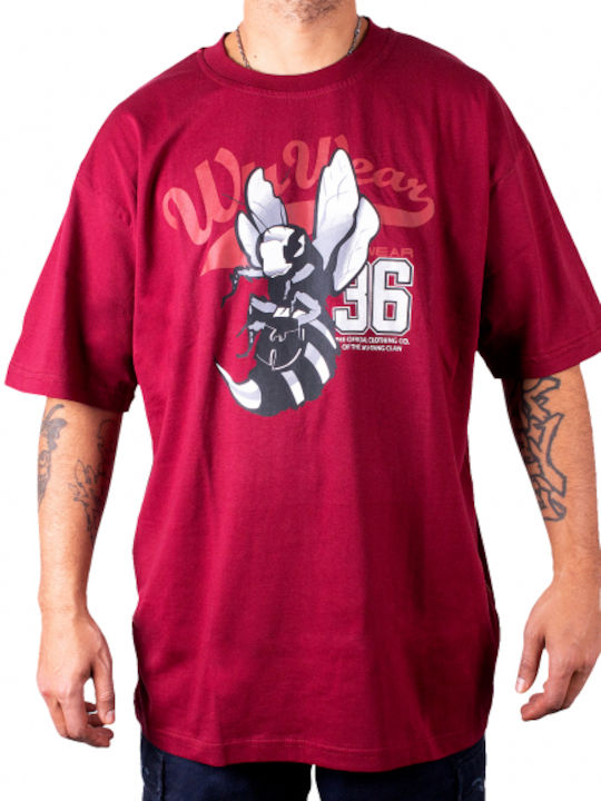 Wu Wear T-shirt Κόκκινο