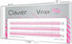 Clavier_vshape Eyelash Tufts Pink