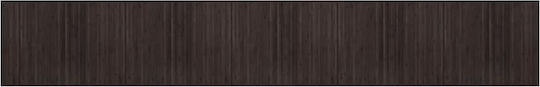vidaXL Kitchen Mat Runner with Anti-slip Underlay Dark Brown 80x1000εκ.