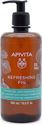 Apivita Refreshing Fig Schaumbad in Gel mit ätherischen Ölen (1x500ml) 500ml