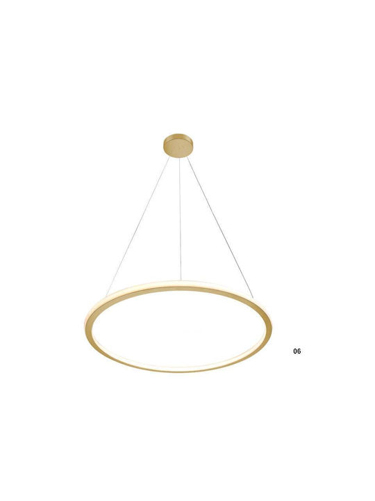 Luma Pendant Light LED with Warm White Light Gold