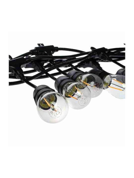 Lichter LED 10m. Weiße in Zeichenfolge 1Stück