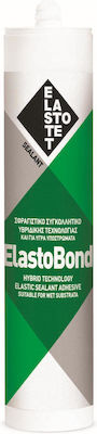 Elastotet Elastobond Silikon-Dichtungsmittel Weiß 280ml 12Stück