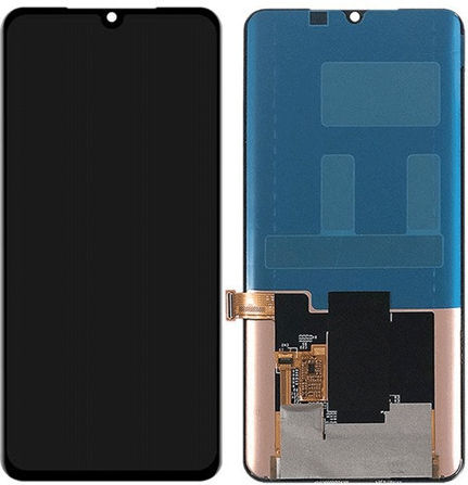 Xiaomi Οθόνη mit Touch-Mechanismus und Rahmen für Xiaomi Mi Note 10, Mi Note 10 Pro (Schwarz)