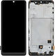 Ecran Incell cu Mecanism de Atingere și Cadru pentru Samsung Galaxy A41 A415F (Negru)