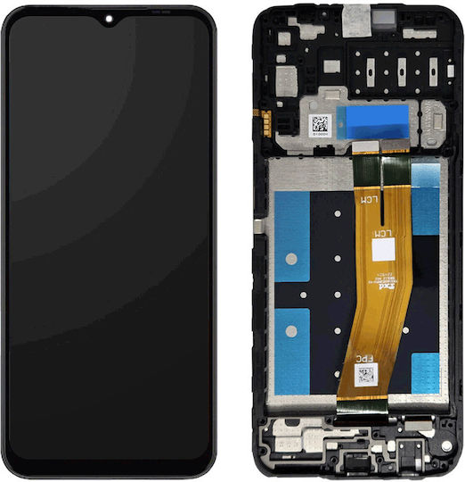 Екран Incell със Сензорен Механизъм и Рамка за Samsung Galaxy A14 4G A145 (Черен)