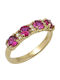 FenixJewelry Damen Ring mit Zirkonia aus Gold 14K