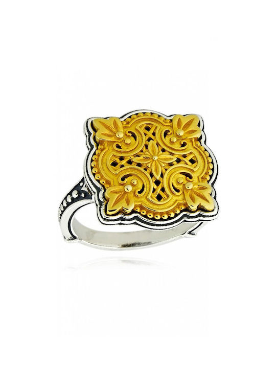 Women's Ring from Silver Gold Plated