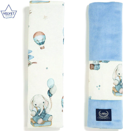La Millou Blue Car Seat Belt Pad