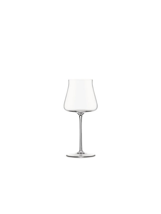 Alessi Glass Set for White and Red Wine made of Crystal Stacked 560ml 4pcs