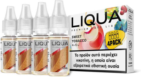 Liqua Fertige Nachfüllflüssigkeit mit Süß / Rauchen Geschmack 6mg 10ml 4Stück