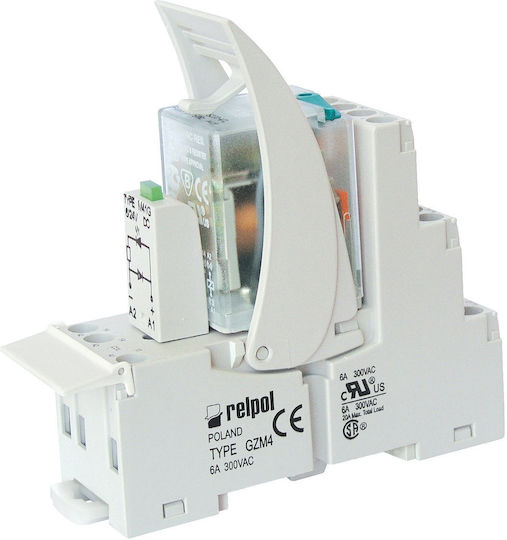 Relpol Phase Relays Strom 6A Quadruple Pole with Voltage 24V