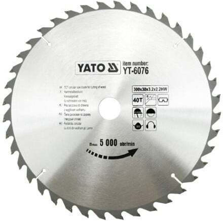 Yato Disc de tăiere Lemn 300mm