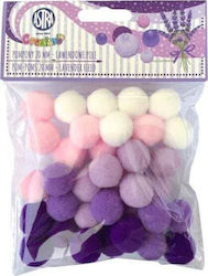 Astra Pom Pom Craft Lilac