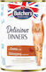 Butcher's Pet Care Delicious Dinners Wet Food for Senior Cats in Cans with Chicken Gluten-Free 400gr