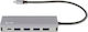 LMP USB-C Docking Station με 4K Γκρι (LMP-USBC-UHUB-SG)