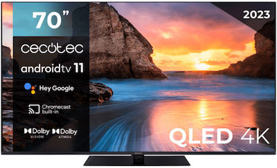 Cecotec Smart TV 70" 4K UHD QLED V1Z+ Series VQU11070Z+S HDR (2024)