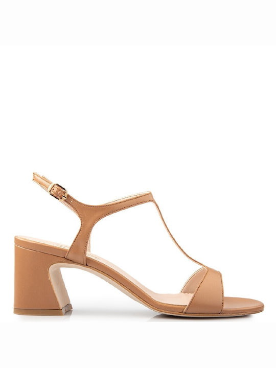 FM Leather Women's Sandals Beige