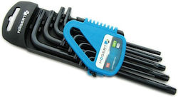 Högert Technik Set mit 9 Torx-Schlüsseln