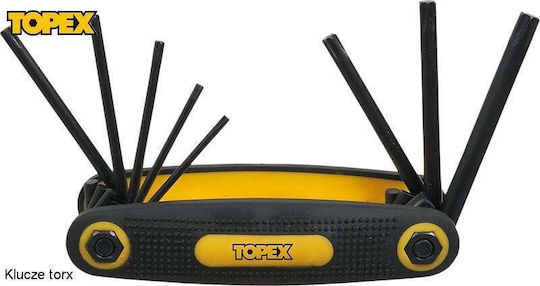 Topex Σετ 8 Κλειδιά Torx
