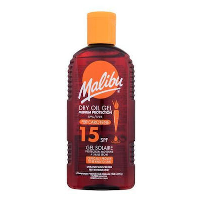 Malibu Caroten Waterproof Crema protectie solara Ulei pentru Corp SPF15 200ml