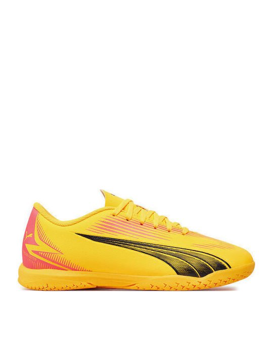 PUMA Ultra Play Kids Indoor Soccer Shoes Yellow